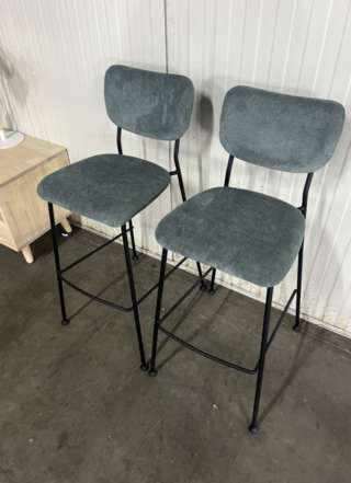 2x Barkruk Zuiver, benson, Blauw